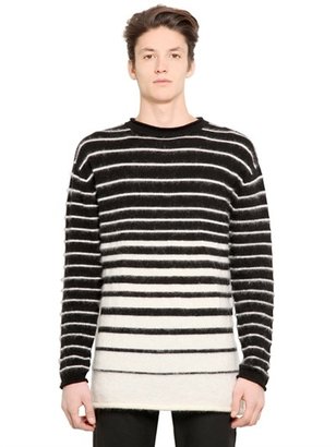 McQ Striped Mohair Sweater