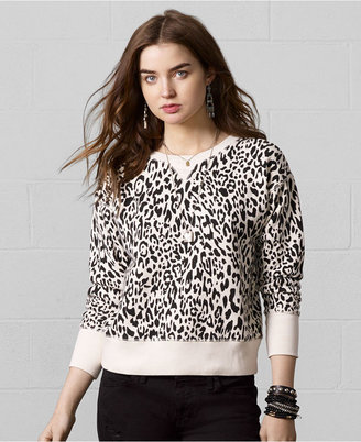 Denim & Supply Ralph Lauren Animal-Print Sweatshirt