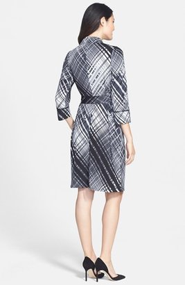 Marc New York 1609 Marc New York by Andrew Marc Plaid Jersey Wrap Dress