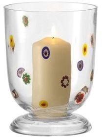 Leonardo Glass 'Millefiori' candle holder