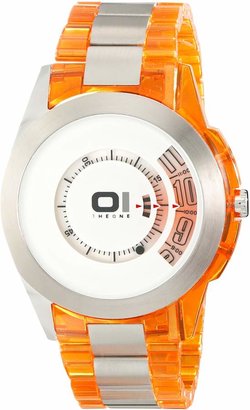 01 The One 01TheOne Men's AN08G07 Spinning Wheel Classic Analog with Enamel Bezel Watch