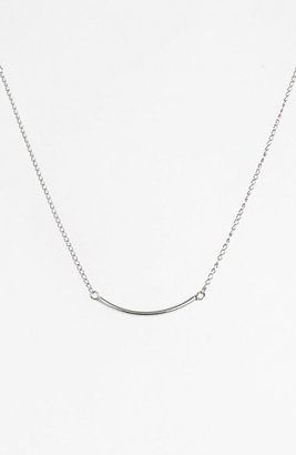 Dogeared 'Reminder - Balance' Boxed Curved Bar Pendant Necklace (Nordstrom Exclusive)
