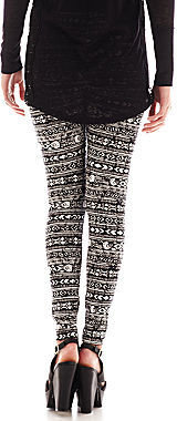 JCPenney BY AND BY by & by Aztec Print Leggings