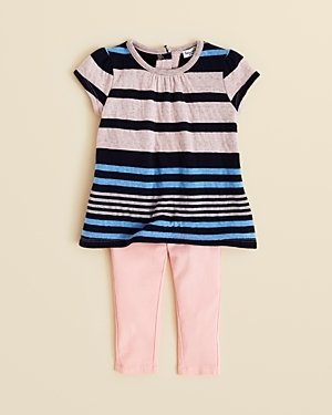 Splendid Infant Girls' Stripe Dress & Leggings Set - Sizes 3-24 Months
