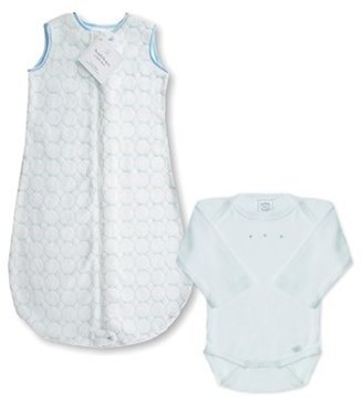 Swaddle Designs 'zzZipme' Cozy Wearable Blanket & Bodysuit (Baby Boys)