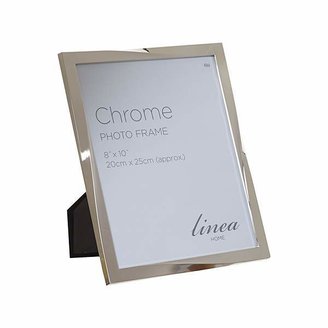 Linea Chrome plated twist design photo frame 8x10