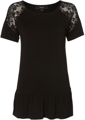 Therapy Insert lace peplum top
