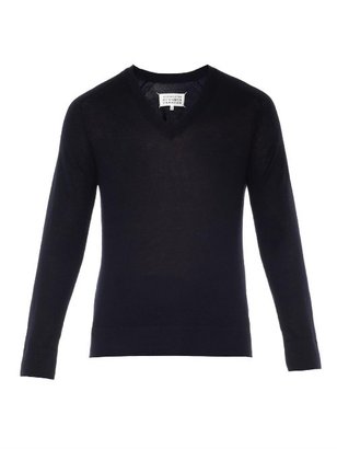 MAISON MARGIELA Cashmere V-neck sweater