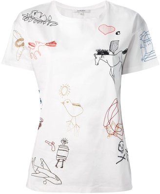 Carven embroidered T-shirt