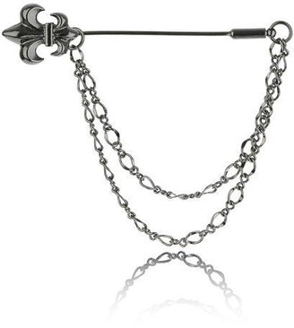 Topman Crest Tie Pin And Chain