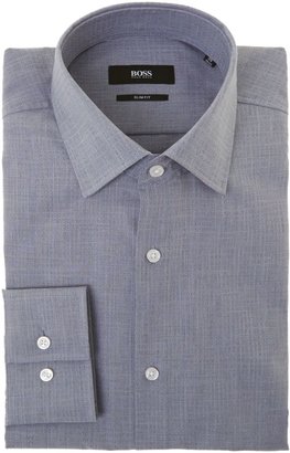 HUGO BOSS Men's Jenno slim fit tonal geometric print shirt
