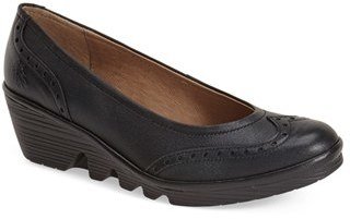 Fly London 'Pace' Leather Wedge Pump (Women)