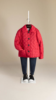 Burberry Check-Lined Quilted Jacket