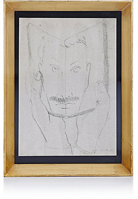 Fornasetti Framed Self-Portrait Reprint