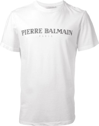 Balmain PIERRE logo print T-shirt