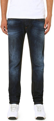 Diesel Thavar slim-fit tapered denim jeans