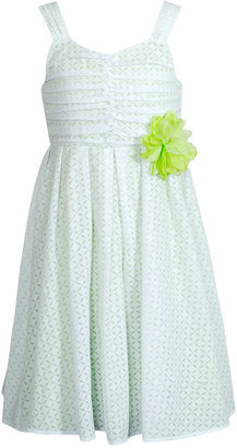 Sweet Heart Rose Little Girls' Printed Ruched Dress