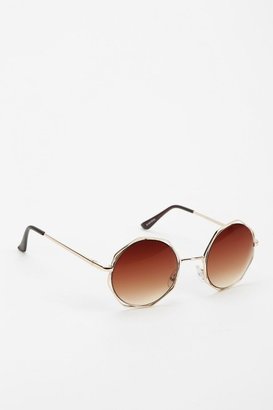 Urban Outfitters Lost In The Maze Round Sunglasses