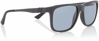 Polo Ralph Lauren Men`s polar grey rectangular sunglasses