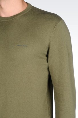 Armani Jeans Sweater In Cotton Blend