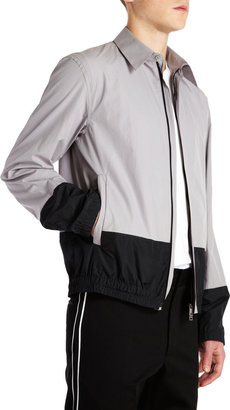 Jil Sander Colorblock Zip Front Jacket