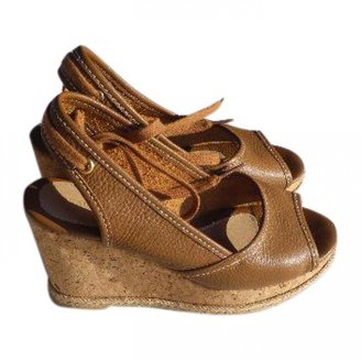 Pare Gabia Brown Leather Sandals
