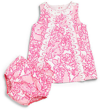 Lilly Pulitzer Infant's Lace Shift Dress & Bloomers Set
