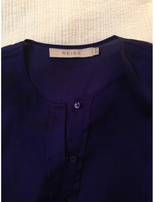 Reiss Purple Silk Top