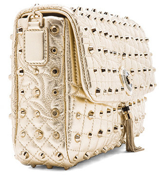 Versace Embossed Tassle Shoulder Bag