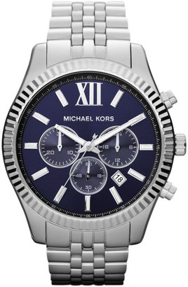 Michael Kors MK8280 Lexington Silver Mens Bracelet Watch