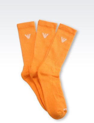 Emporio Armani Set Of Three Pairs Of Socks