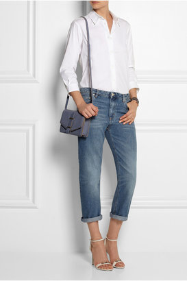 Victoria Beckham Textured-leather mini satchel