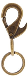 Brixton Gunner Key Clip - Gold
