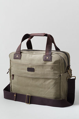 Lands' End Waxed Canvas Work Bag