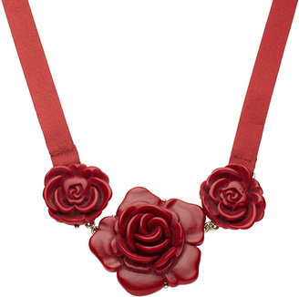 Cath Kidston Large Rose Resin Necklace