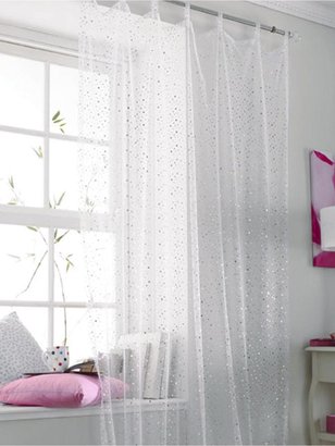 Tab Top Voile Panel Sequinned Popsicle Curtains