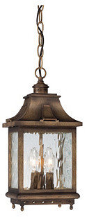 Wilshire 3-Light Hanging Lantern, Bronze