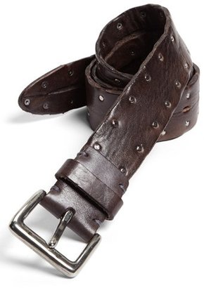 John Varvatos Collection Leather Belt