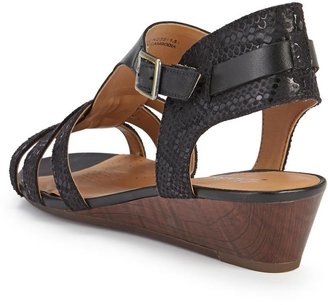 Clarks Playful Club Low Wedge Sandals