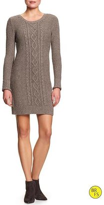 Banana Republic Factory Cable-Knit Sweater Dress
