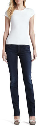 7 For All Mankind Kimmie Merci Blue Straight-Leg Jeans