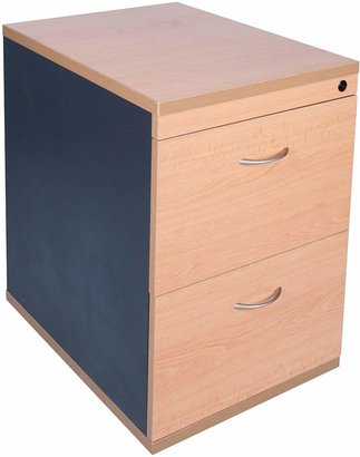 Express Acclaim Link Collections Beech 2 Drawer Cabinet