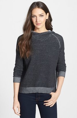 Eileen Fisher Hooded Organic Cotton Pullover