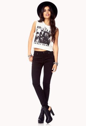 Forever 21 Everyday Twill Skinny Pants