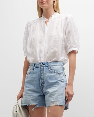 jordan ruffle top