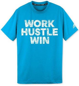 adidas Boys' Work Hustle Win Tee