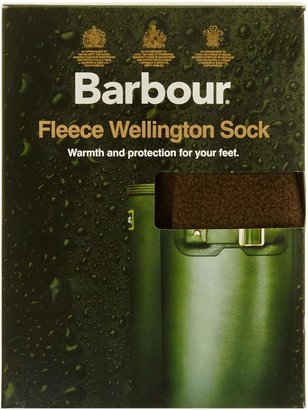 Barbour Men's Fleece Wellington Logo Sock