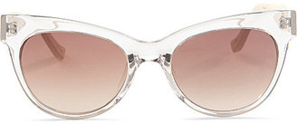 Linda Farrow The Row leather cat-eye sunglasses