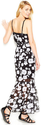 Kensie Floral-Print Maxi Dress