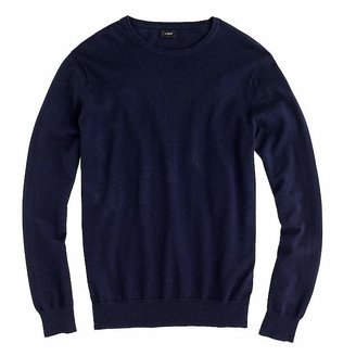 J.Crew Slim cotton-cashmere crewneck sweater - ShopStyle